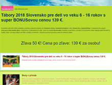 Tablet Screenshot of duchonkaland.sk